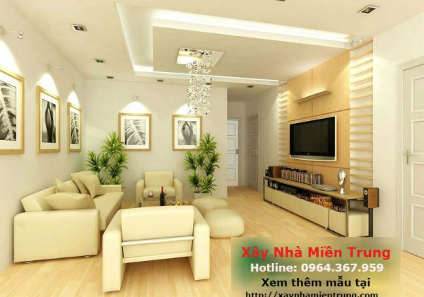 Mẫu Trần Thạch Cao Phòng Khách Nhà Ống Nhà Phố 11