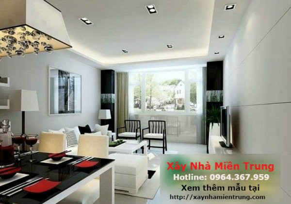 Mẫu Trần Thạch Cao Phòng Khách Nhà Ống Nhà Phố 15