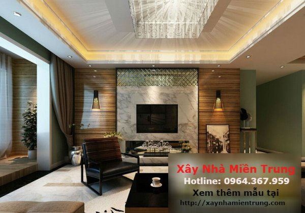 Mẫu Trần Thạch Cao Phòng Khách Nhà Ống Nhà Phố 18