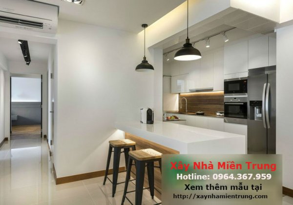 Mẫu Trần Thạch Cao Phòng Bếp 09