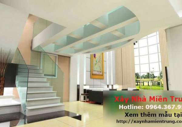 Mẫu Trần Thạch Cao Phòng Khách Nhà Ống Nhà Phố 21