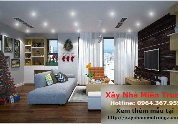 Mẫu Trần Thạch Cao Phòng Khách Nhà Chung Cư 02