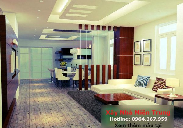 Mẫu Trần Thạch Cao Phòng Khách Nhà Chung Cư 07