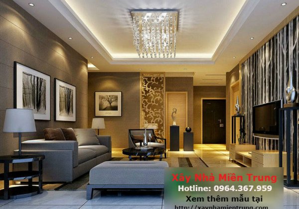 Mẫu Trần Thạch Cao Phòng Khách Nhà Chung Cư 10