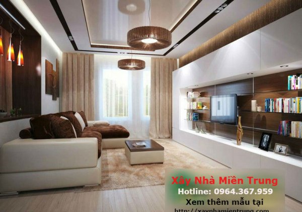 Mẫu Trần Thạch Cao Phòng Khách Nhà Chung Cư 11