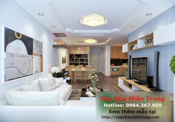 Mẫu Trần Thạch Cao Phòng Khách Nhà Chung Cư 12