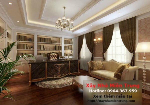 Mẫu Trần Thạch Cao Phòng Khách Nhà Biệt Thự 11