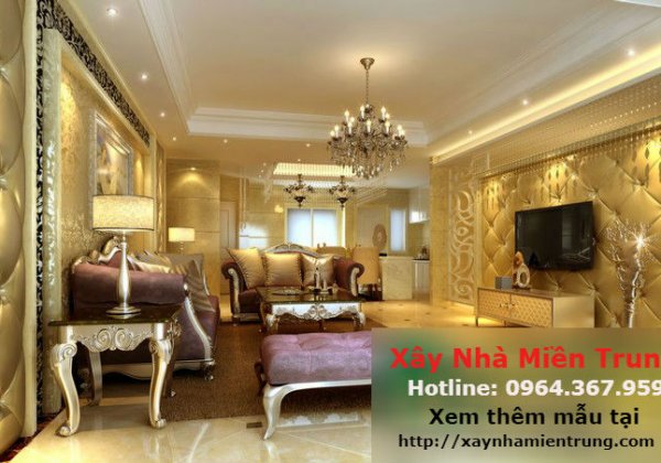 Mẫu Trần Thạch Cao Phòng Khách Nhà Biệt Thự 14