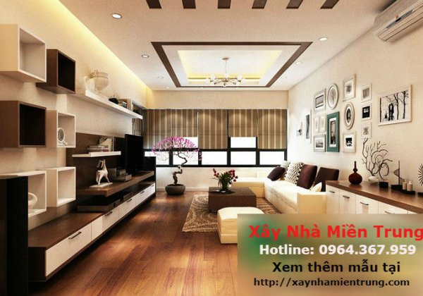 Mẫu Trần Thạch Cao Phòng Khách Nhà Chung Cư 22