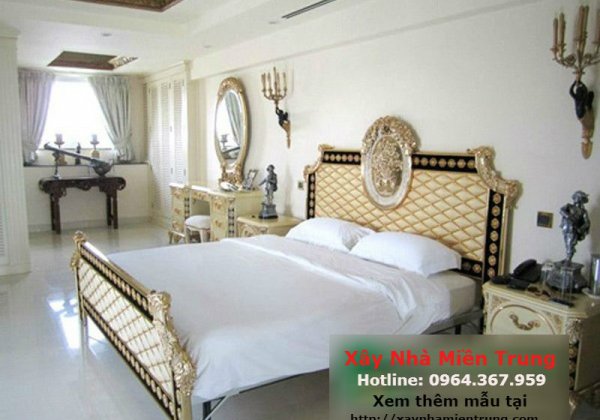 Mẫu Trần Thạch Cao Phòng Ngủ Nhà Biệt Thự 09