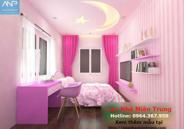 Mẫu Trần Thạch Cao Phòng Ngủ Cho Trẻ Em 03