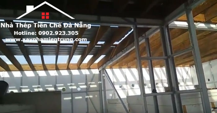 Thi Công Nhà Thép Tiền Chế Nuôi Yến